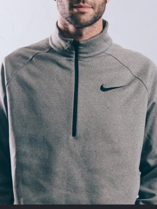 Nike Other - Nike Men's Heather Grey Half-Zip Dri-Fit Performance Pullover